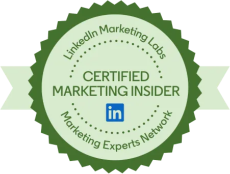 Certification Marketing insider Linkedin